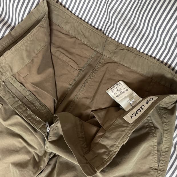 아워레가시 파라슈트 트라우저 아미 그린