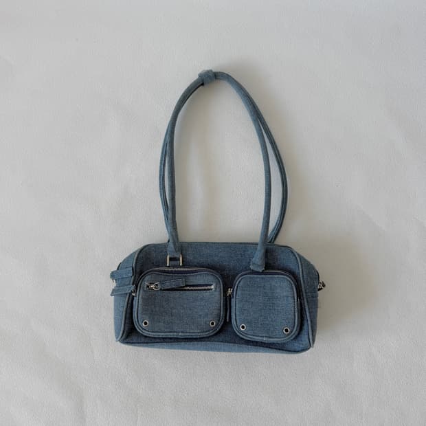 타입서비스(TYPESERVICE) 데님 숄더백