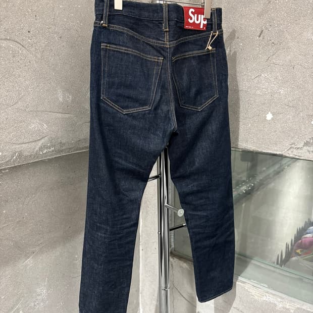 슈프림 셀비지 데님팬츠
