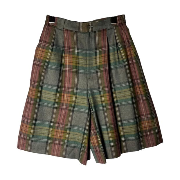 [Burberry] 00's 버버리 와이트 체크 쇼츠