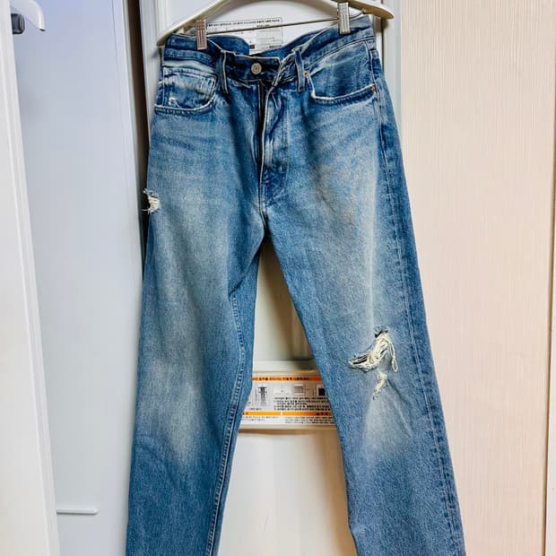 이지 갭 데님 팬츠 연청