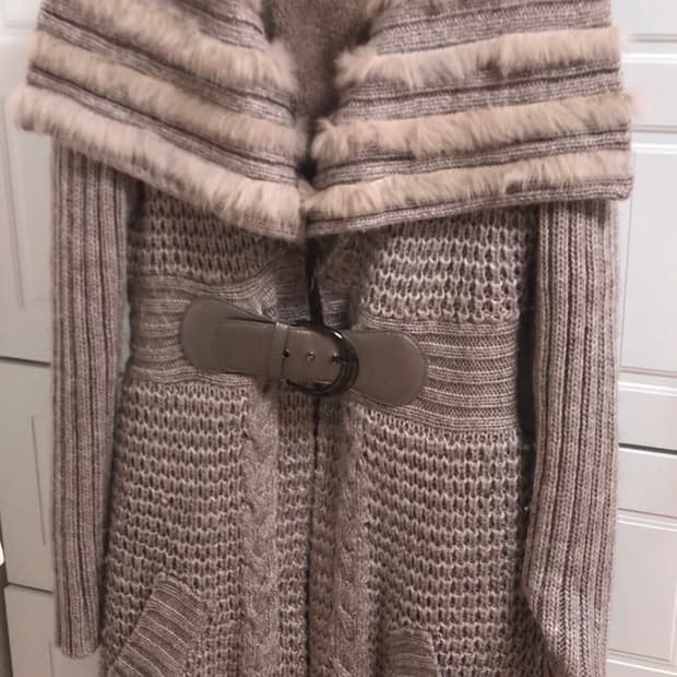 빈티지 롱 아우터