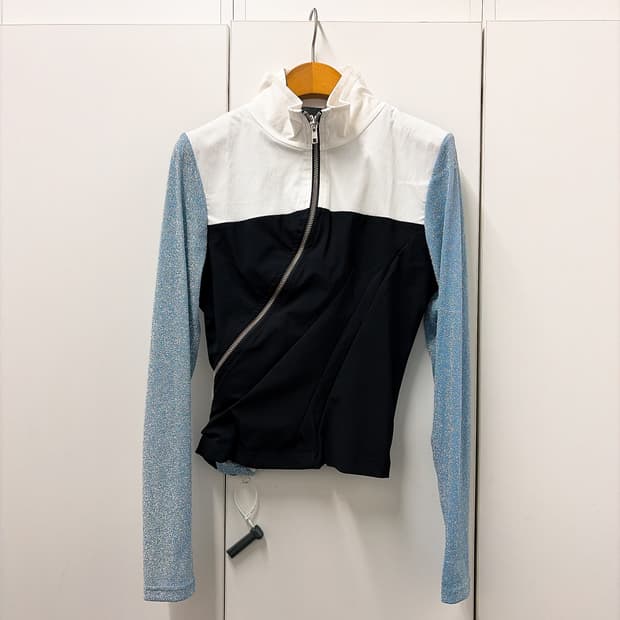 (정품/새상품) 오토링거 더블 카라 롱슬리브 탑