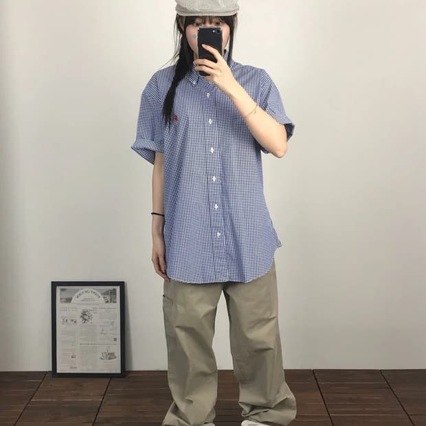 Polo Ralph Lauren Blue Gingham Shirt