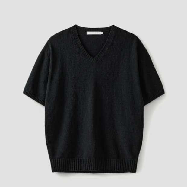 브랜디드/부클레 브이넥 블랙/XL