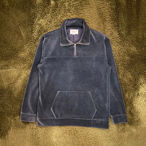 [2] Still By Hand 스틸바이핸드 코듀로이 패널 쿼터 집업