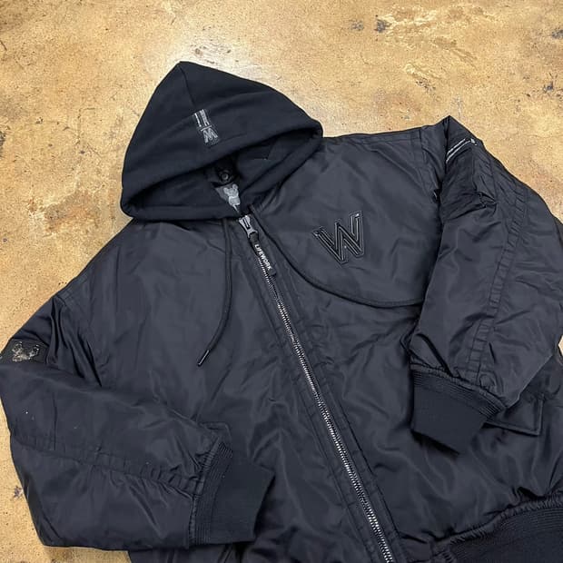 [정품/S] 라이프워크 후드 패딩 블랙 b10