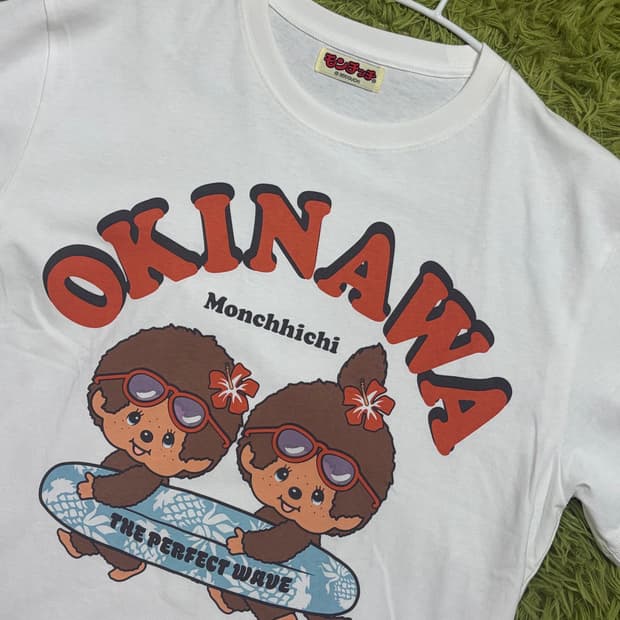 🤎오키나와 한정 태닝 몬치치 티셔츠 🤎리락쿠마 태닝 키티 치이카와