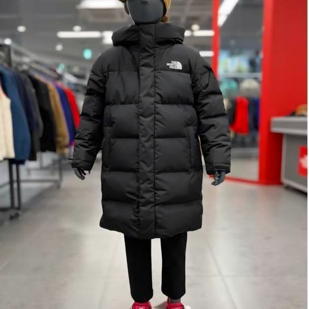 노스페이스 키즈 구스롱패딩 160