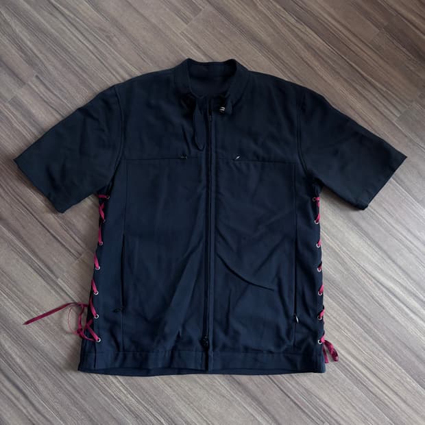 빈티지 반팔 집업