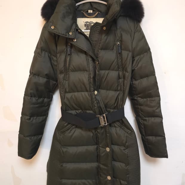 버버리 아비게일 폭스퍼 패딩 XS (새상품급)