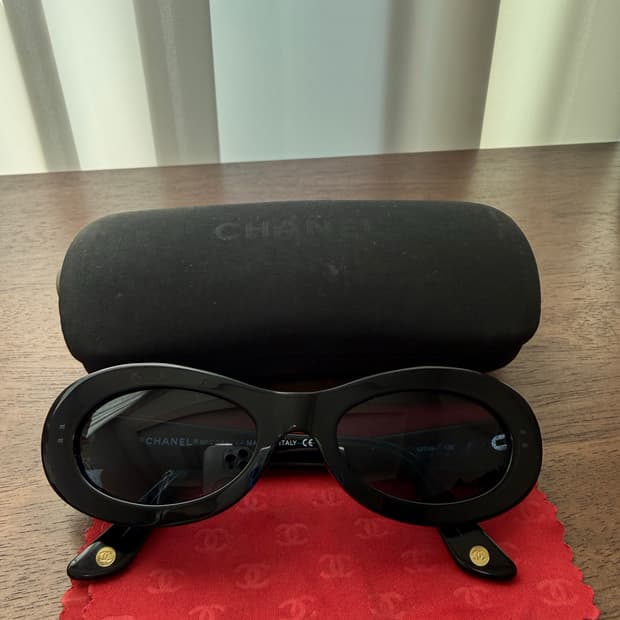 샤넬 제니 빈티지 선글라스