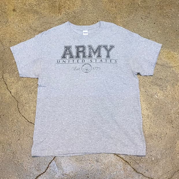 미국 빈티지 아미 ARMY 반팔티