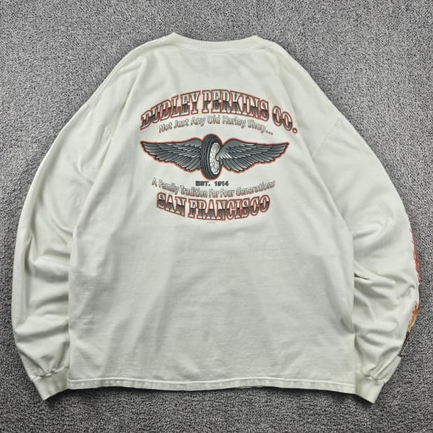 할리데이비슨 더들리 퍼킨스 컴퍼니 롱 슬리브 ( 2XL ) / 11626