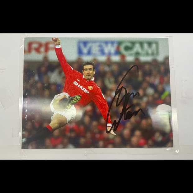 [인증가능] 에릭 칸토나 친필싸인 포토