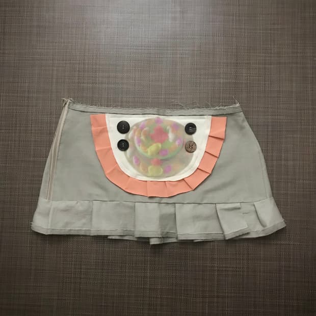 Cake Pocket Frill Mini Skirt