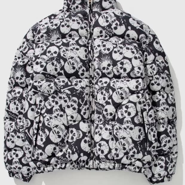 Erl 스컬 푸퍼패딩