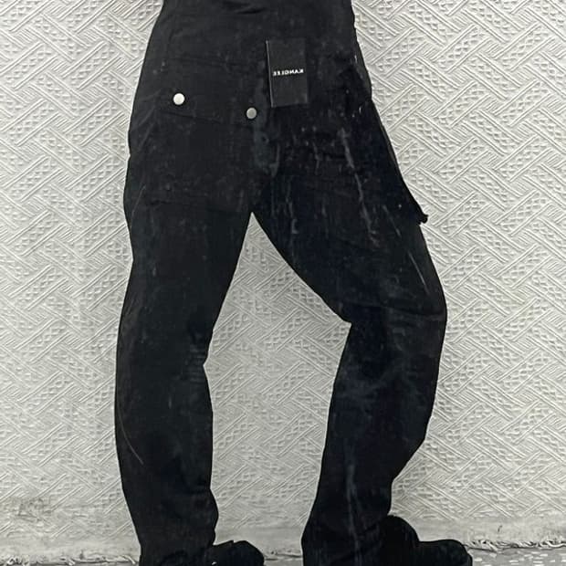 빈티지 사이드 멀티 포켓 트러커 카고 워크 팬츠 1 C06710