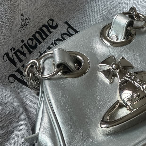 비비안웨스트우드 실버 야스민백