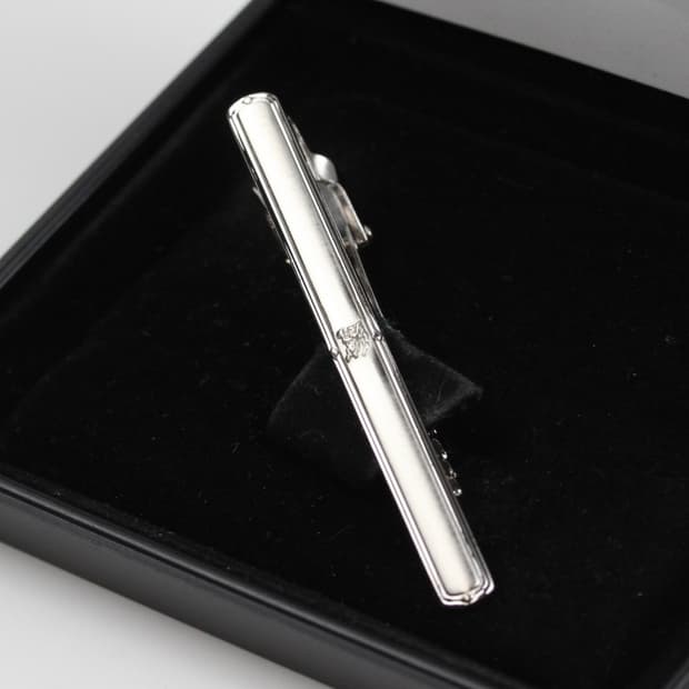 버버리 A등급 5.7cm 실버925 은 명품넥타이핀 빈티지