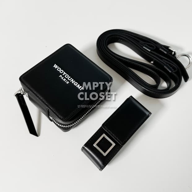 우영미 가죽 미니 크로스백