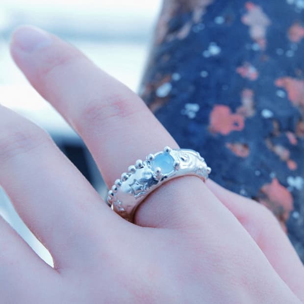 타입서비스 뭉텅 반지