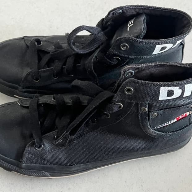 디젤 하이탑 스니커즈 230