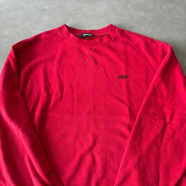 라프시몬스 17ss hyena 맨투맨