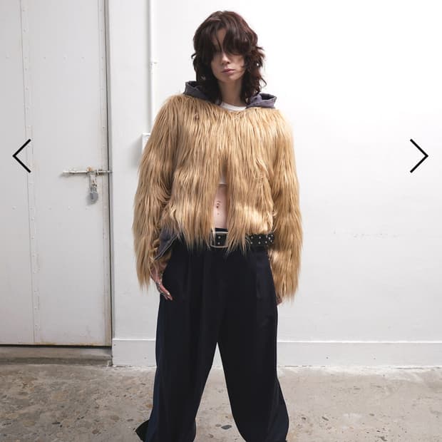 데어드 long pile 퍼자켓 새상품