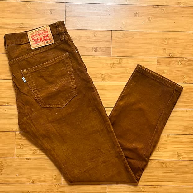 리바이스 502 화이트탭 코듀로이 코튼팬츠 W32 L32