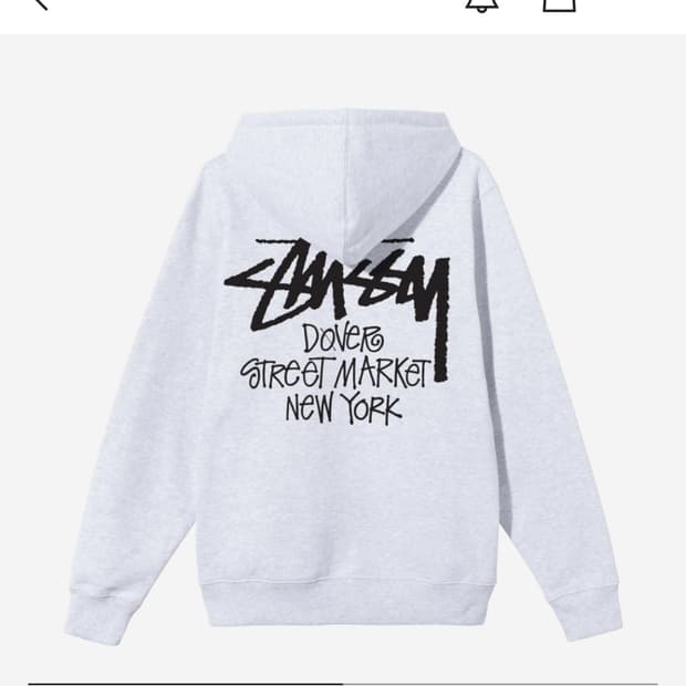 스투시 스탁 도버 스트리트 마켓 뉴욕 후드
