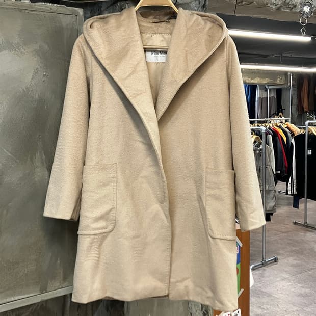 막스마라 후드 코트 베이지 #csz2630