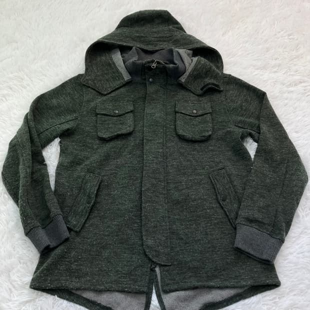 빈티지 그레이 터틀넥 니트 자켓 762 y2k 스트릿 갸루 펑키 일본빈티