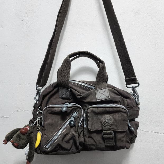 키플링 2포켓 탱커백 크로스백 