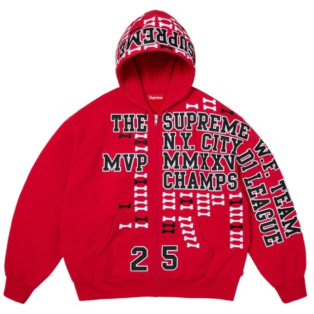 슈프림 리그 챔스 후드집업