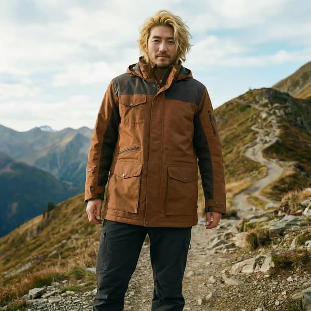 남성 아웃도어 등산 캠핑 바람막이 점퍼 자켓 L(100) ♡에이글♡