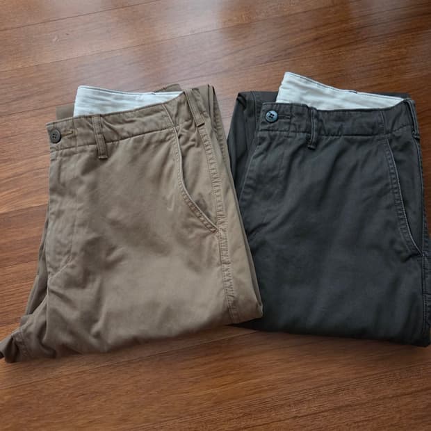 유니클로 빈티지레귤러치노팬츠 79사이즈