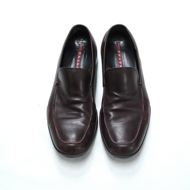 Prada Sport Leather Loafers