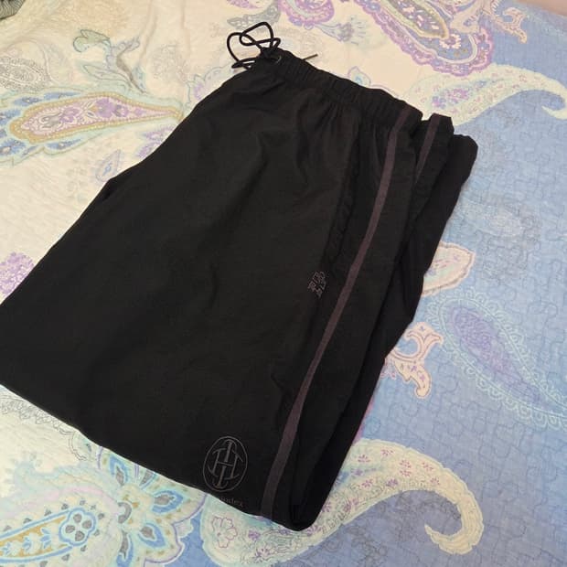 [5] 폴리테루 휴먼인덱스 트랙 팬츠 블랙/퍼플 XXL