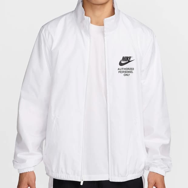나이키 우븐 재킷 바람막이 화이트