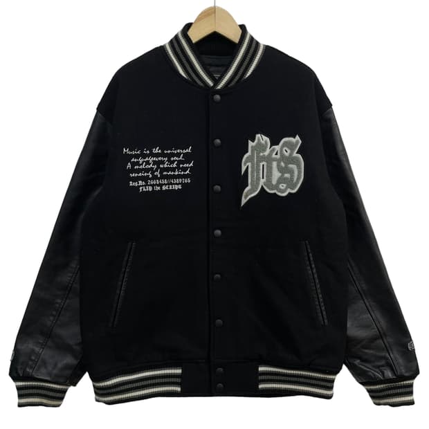 Usa vintage 울 가죽 바시티 자켓