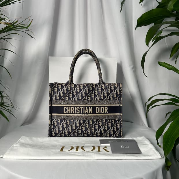 [정품]디올 오블리크 북토트 미디움백