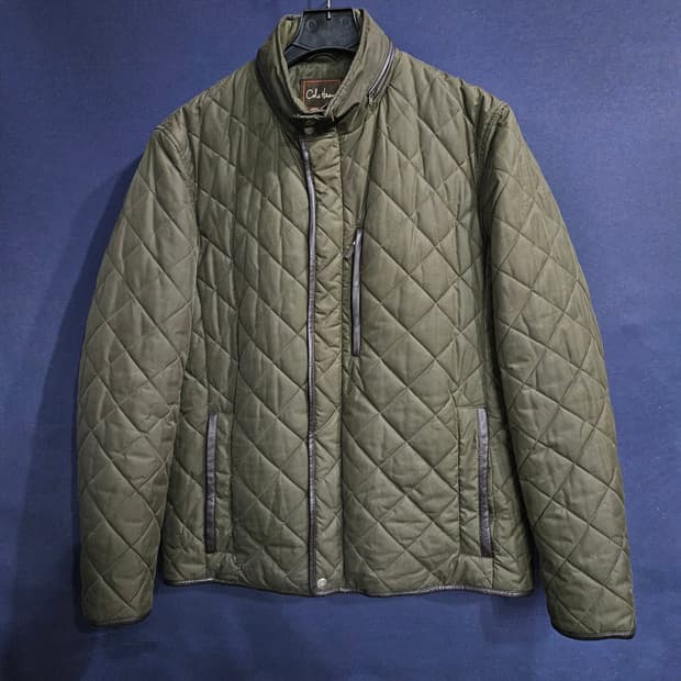 콜한 퀼팅 카키 남성 105 패딩자켓 