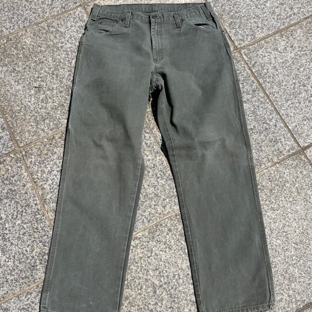 디키즈 싱글니 카펜터 모스그린 워크팬츠