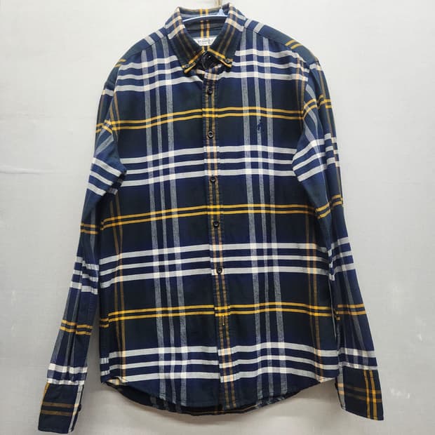 빈폴 멀티컬러 체크 로고 셔츠 95(M) 남여공용