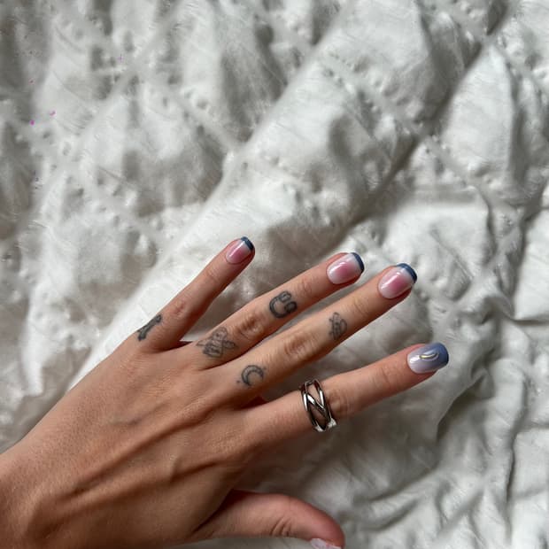 레이어드 엣지 링