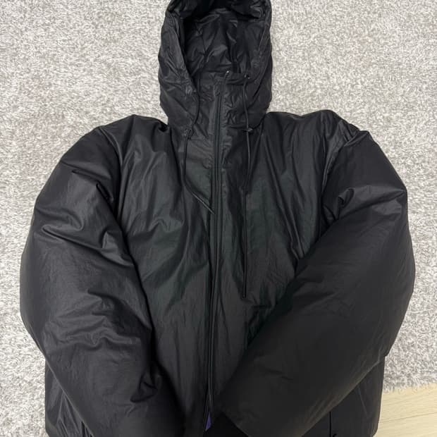 비범스 페이퍼 왁스 코팅 다운 점퍼