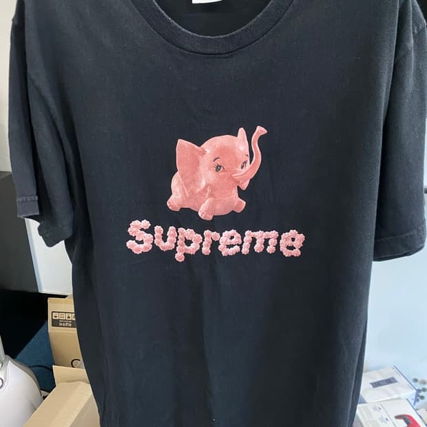 슈프림 코끼리 티셔츠 L