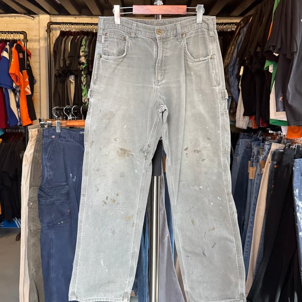 칼하트 더티 싱글니 카펜터 워크팬츠 31x30