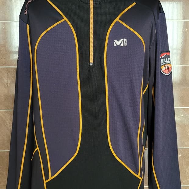 👔남성105사이즈👔밀레 등산 긴팔(기모)